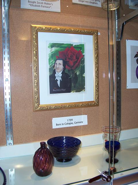 Baron Stiegel stove plate photo